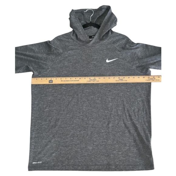 Nike Swim Gray Dri-FIT Hoodie Sweatshirt Size XL - Picture 6 of 11
